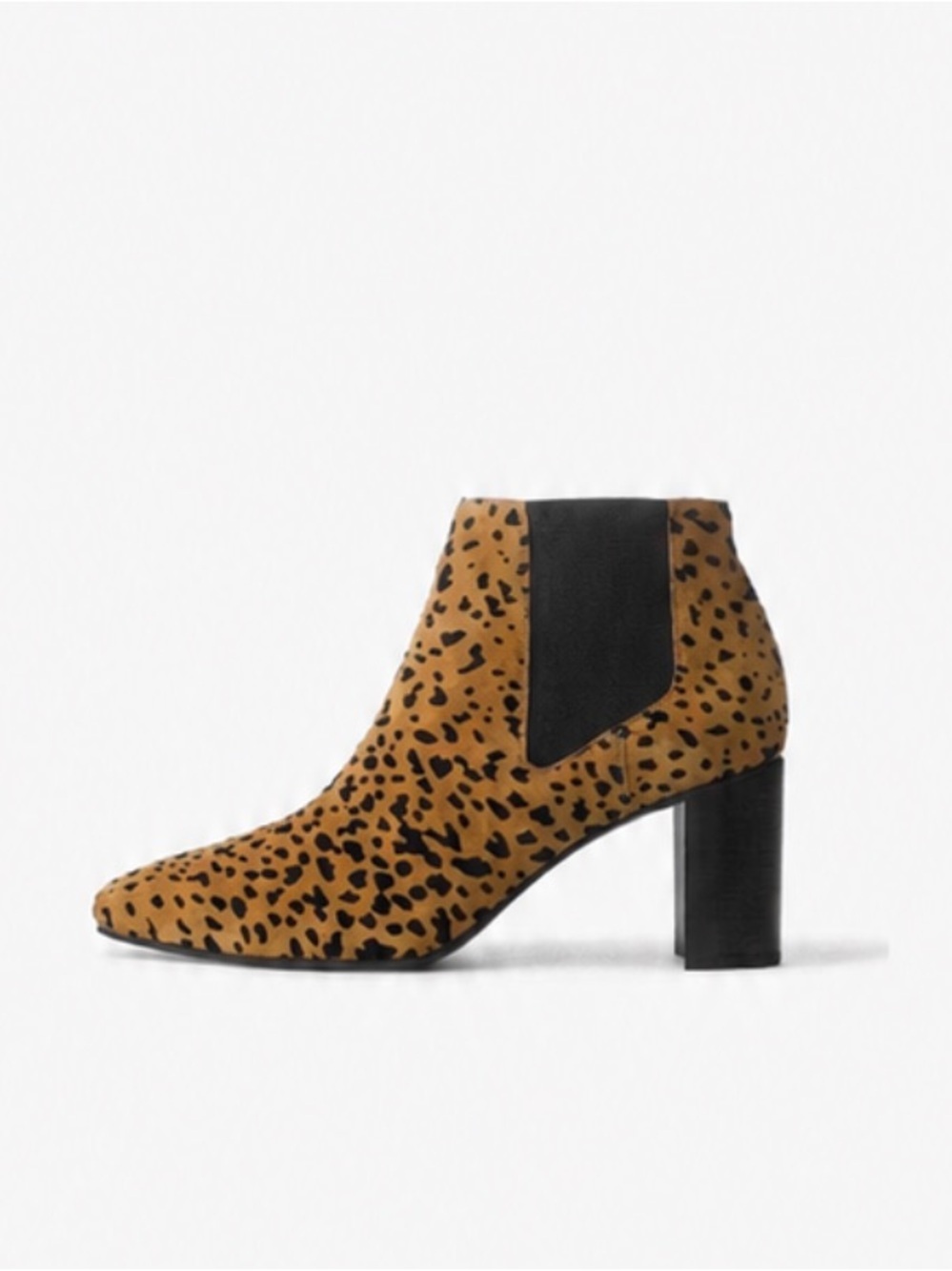 Rag & Bone “Aslen” Suede Chelsea Ankle Animal Print Booties 37.5/ US 7-7.5 EUC!